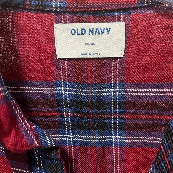 Old Navy Extra Long Flannel - Picture 6 of 7